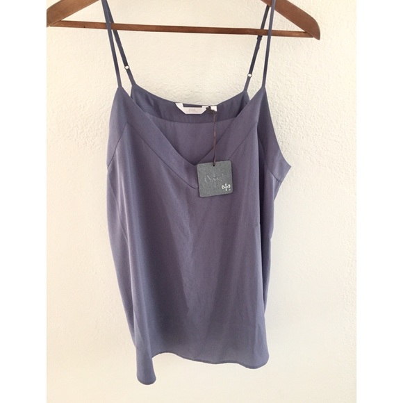 ZOA Tops - NWT • ZOA • Silky Gorgeous Lavender Blouse Cami